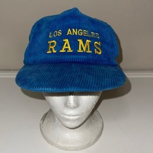 Vintage Corduroy Los Angeles Rams Hat 
